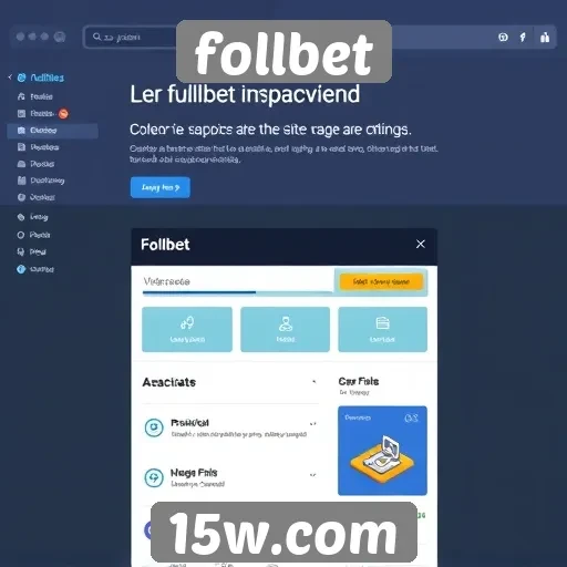 análise da interface do usuário do site follbet
